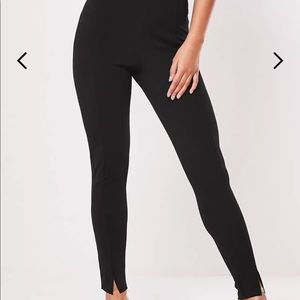 Missguided black trousers